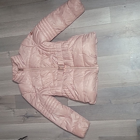 Michael Kors Puffer Jacket Coat Pink Size 6X Girls - Picture 3 of 10